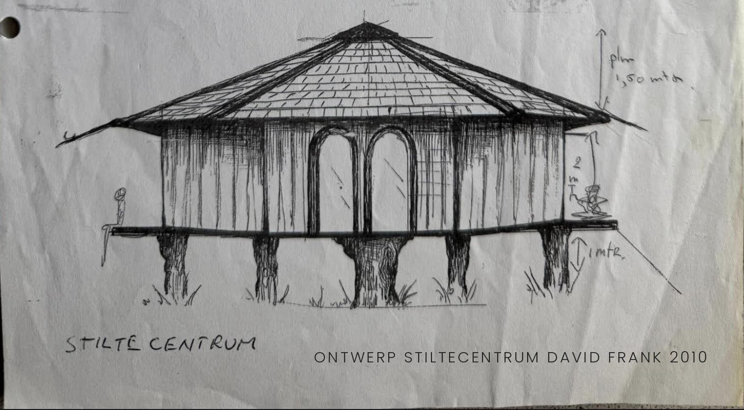 Ontwerp stiltecentrum door David Frank, 2010
