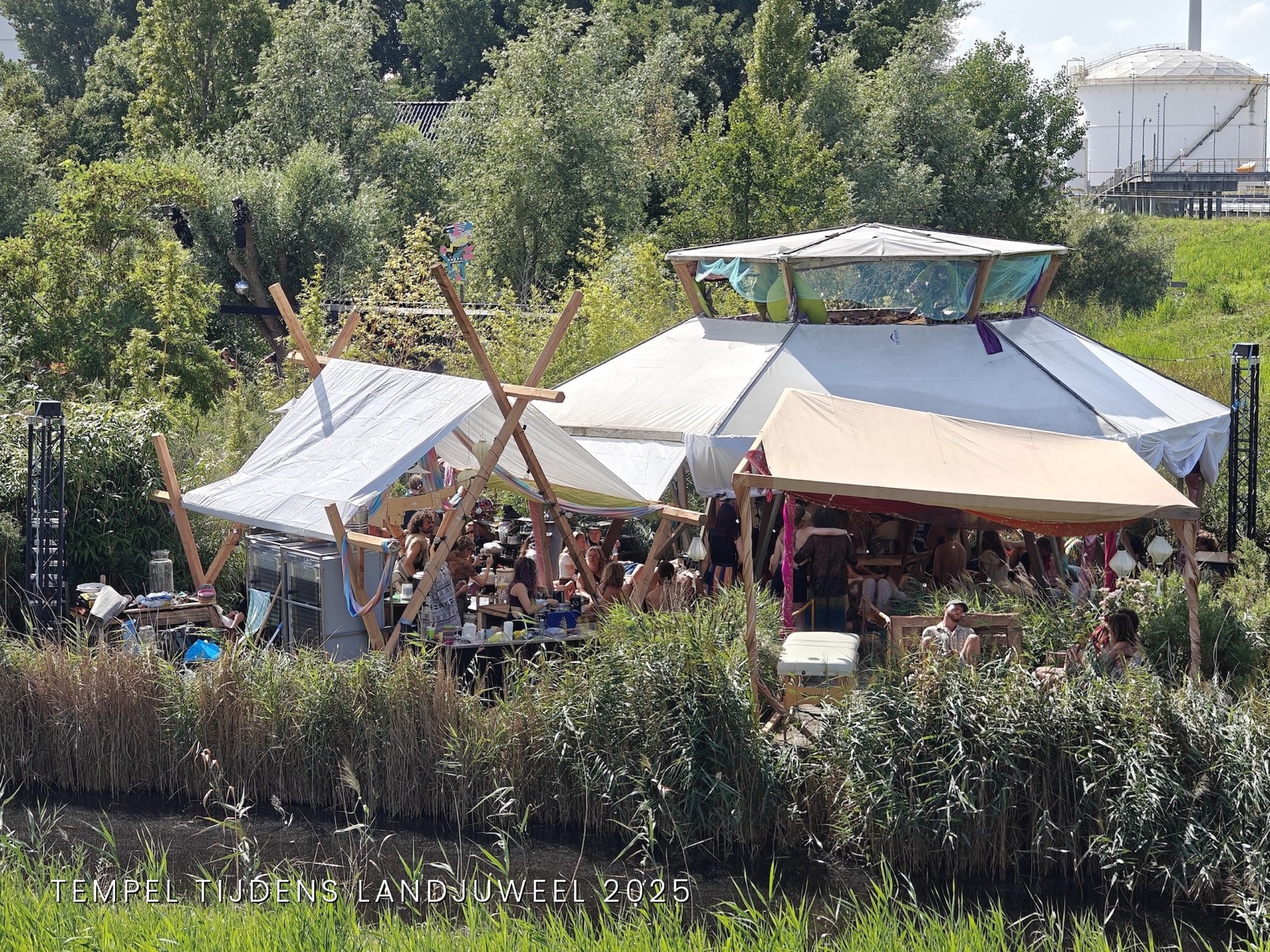 Tempel tijdens Landjuweel 2025