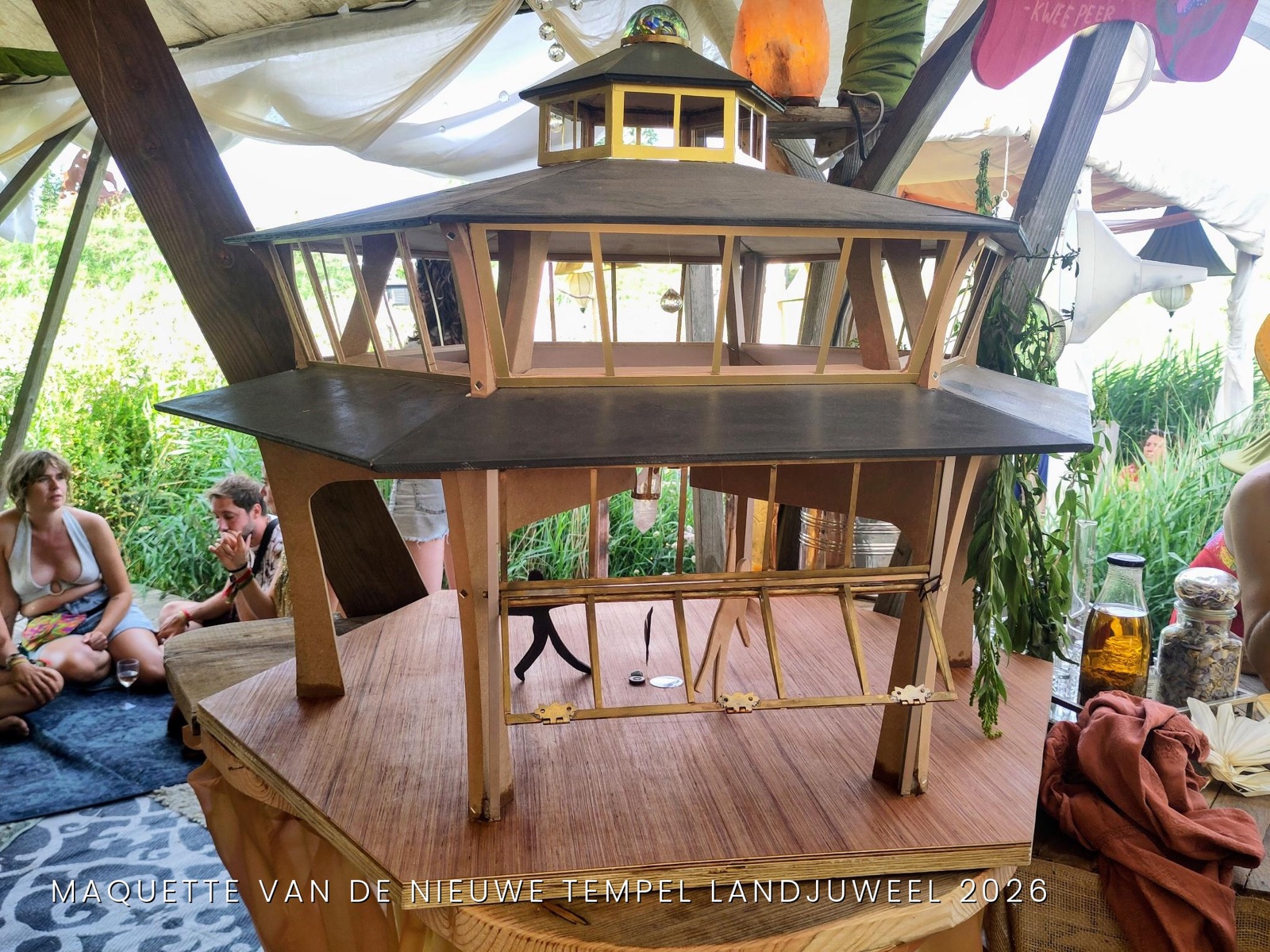Maquette van de nieuwe Tempel — Landjuweel 2026